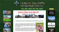 Desktop Screenshot of healthtalents.org