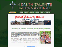 Tablet Screenshot of healthtalents.org